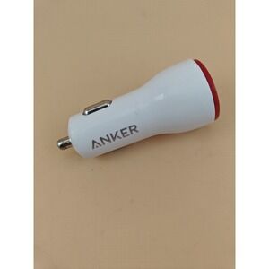Anker PowerDrive 2 Car Charger 24W Dual USB White Fast Charging Adapter